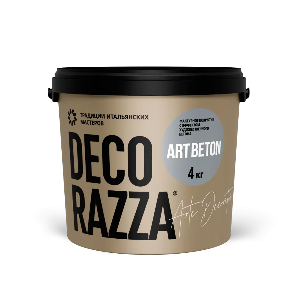Фактурное покрытие Decorazza Art Beton эффект бетона