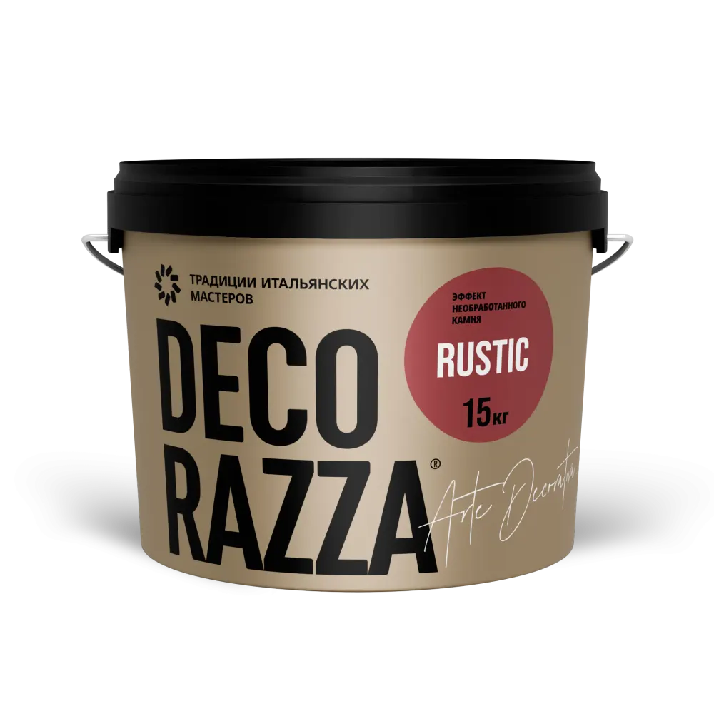 Фактурная штукатурка Decorazza Rustic под камень