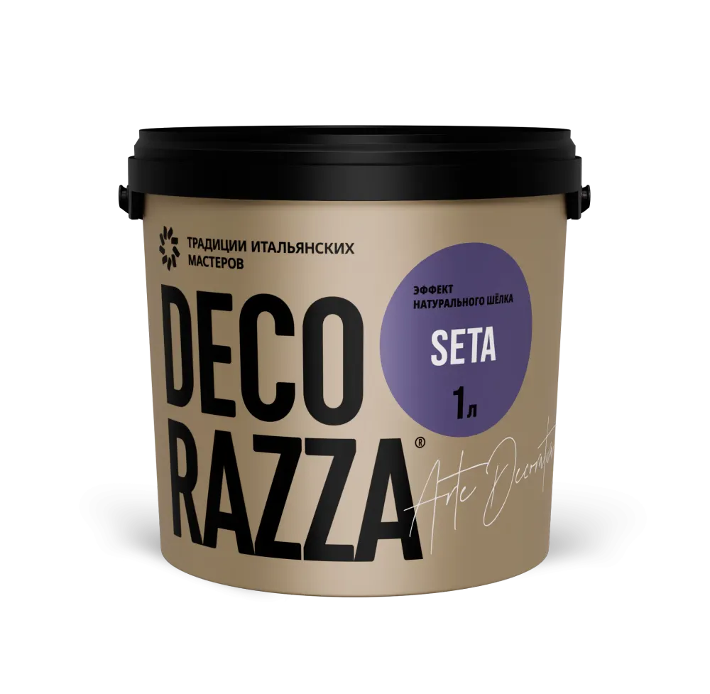 Декоративная краска Decorazza Seta эффект шелка