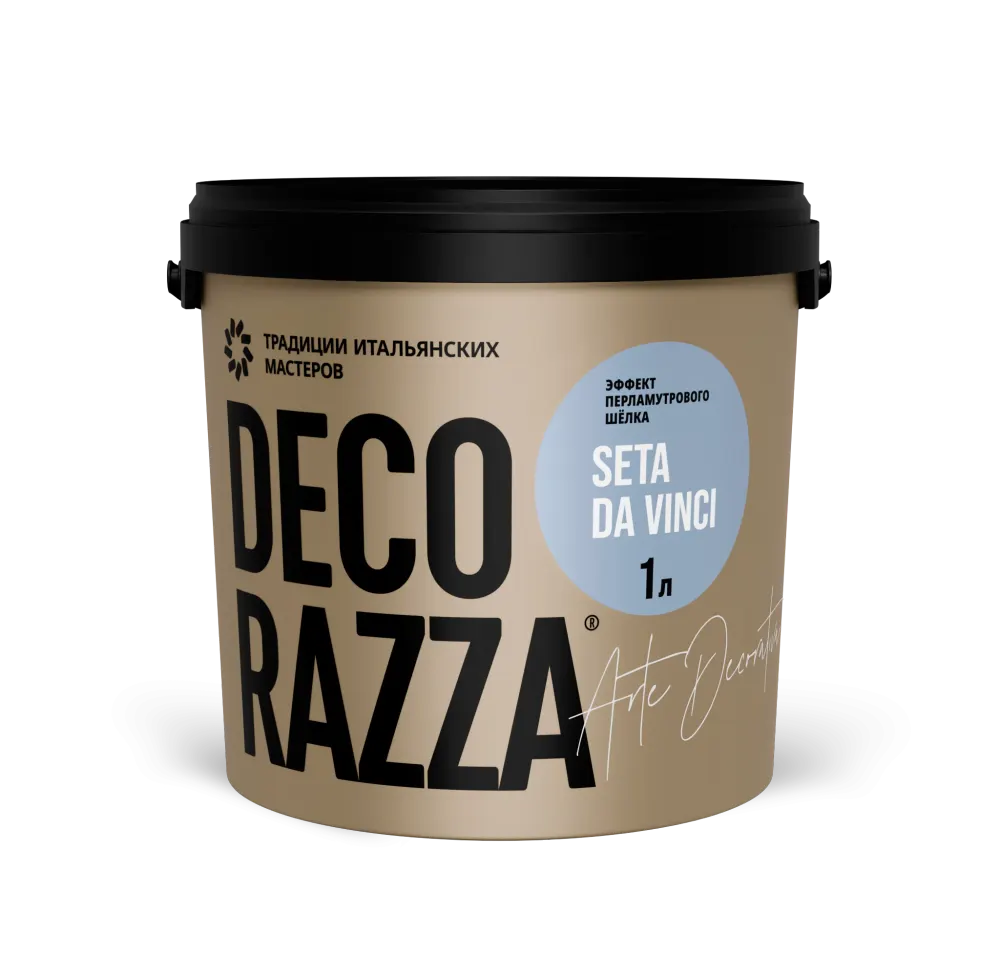 Декоративная краска Decorazza Seta da Vinci мокрый шелк