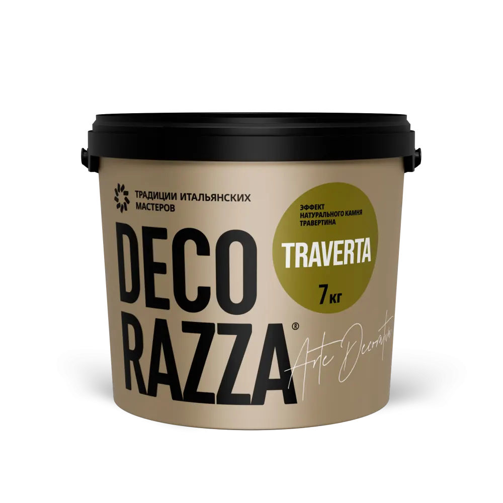 Декоративная штукатурка Decorazza Traverta эффект травертина