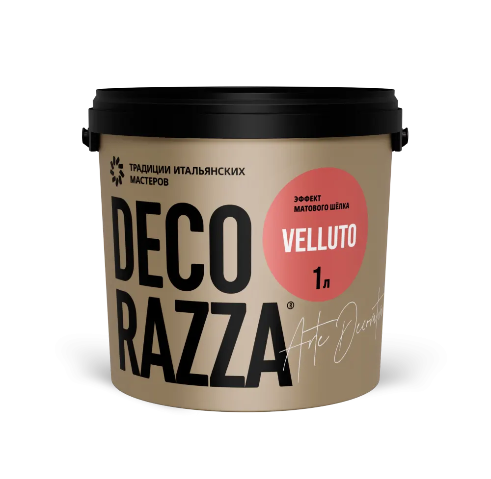 Декоративная краска Decorazza Velluto эффект шелка