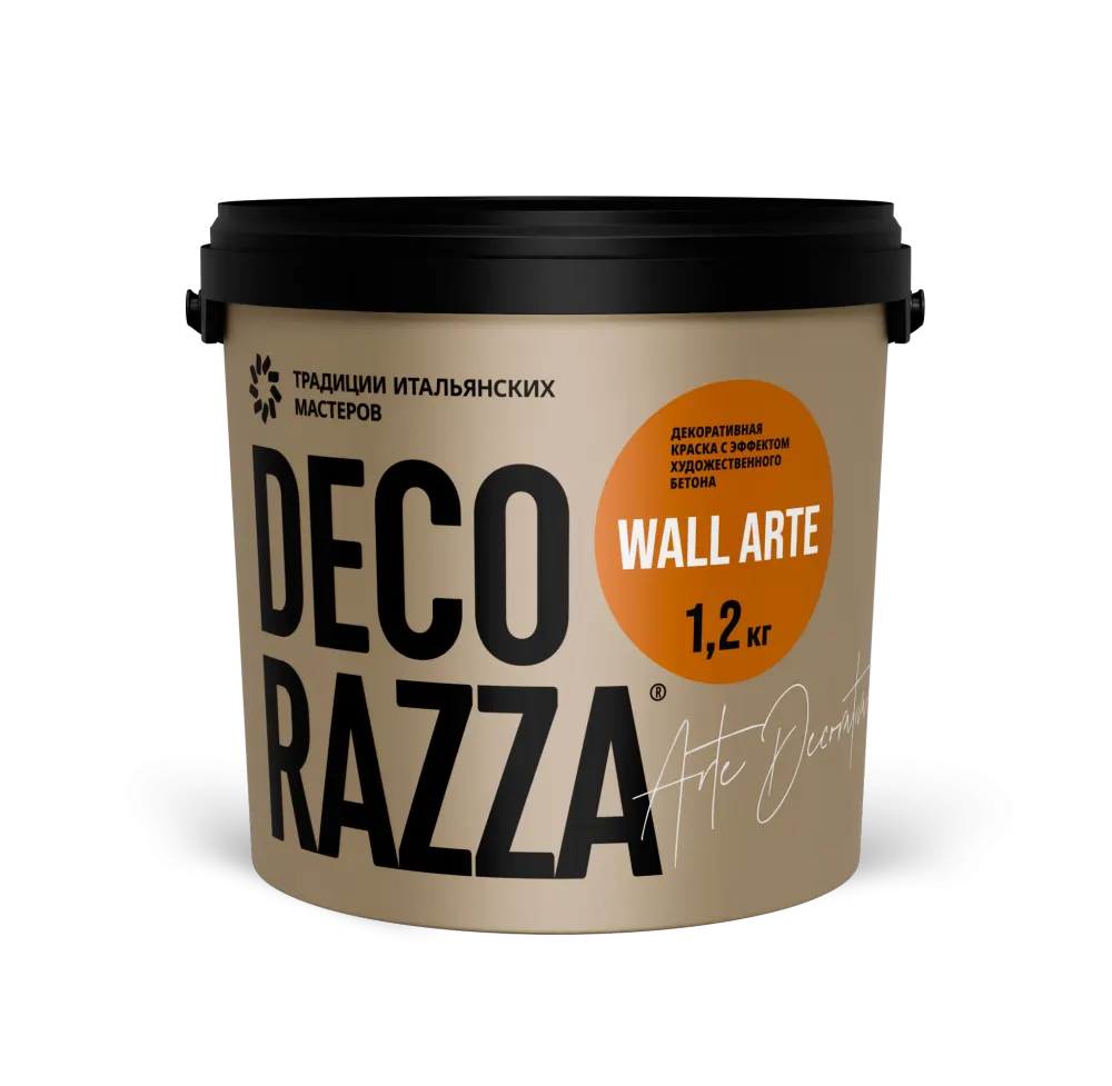 Декоративная краска Decorazza Wall Arte эффект бетона