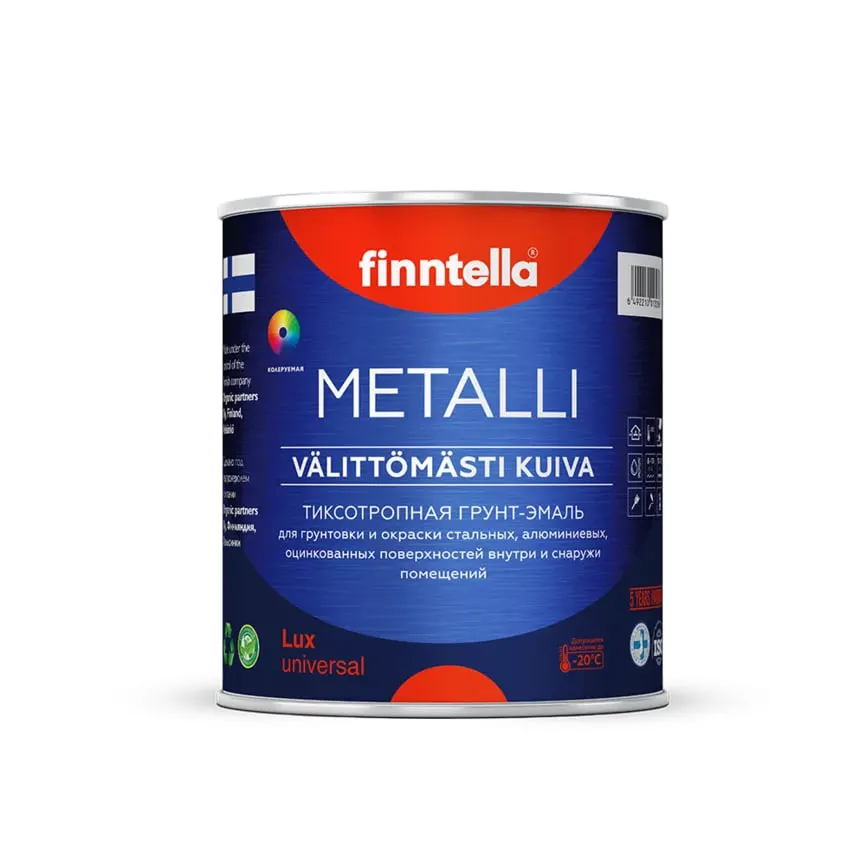 Антикоррозийная грунт-краска Finntella Metalli Anticorr