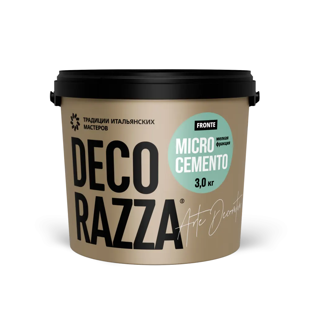 Микроцемент Decorazza Fronte + Legante мелкая фракция