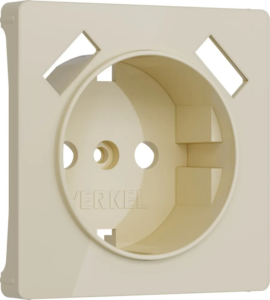 Накладка для розетки USB айвори акрил W1179543