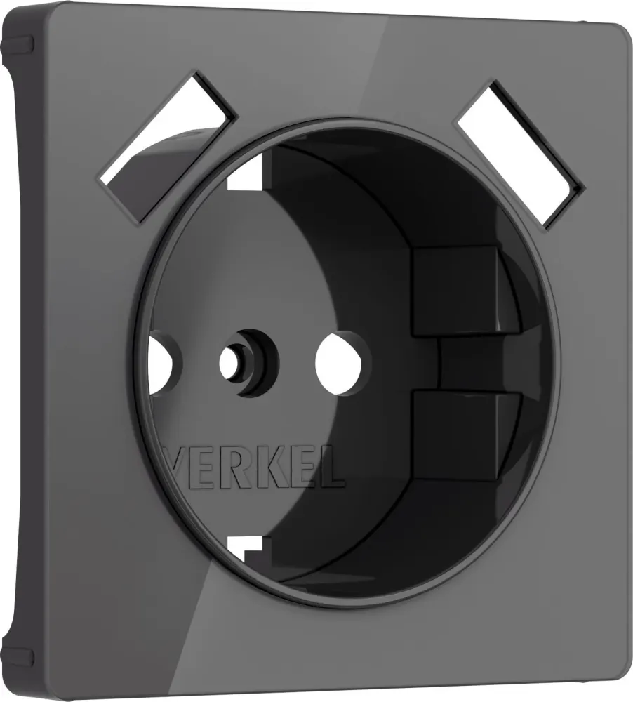 Накладка для розетки USB графит акрил W1179544