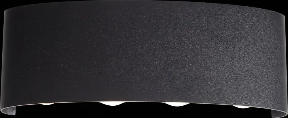SL089.401.08 Светильник уличный настенный ST-Luce Черный кварцевый LED 8*1W 4000K BISELLO