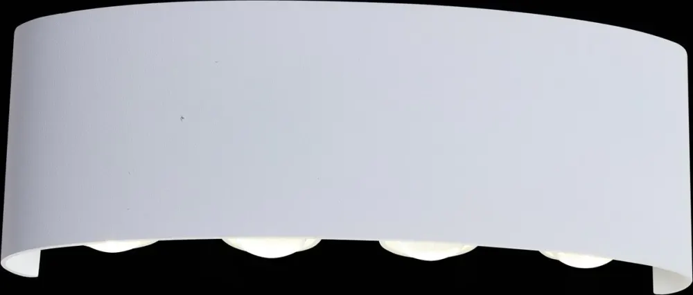SL089.501.08 Светильник уличный настенный ST-Luce Белый кварцевый LED 8*1W 4000K BISELLO