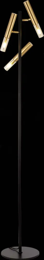 SL1236.405.03 Торшер ST-Luce Черный/Коньячный, Золотистый G9 3*5W ECLIP