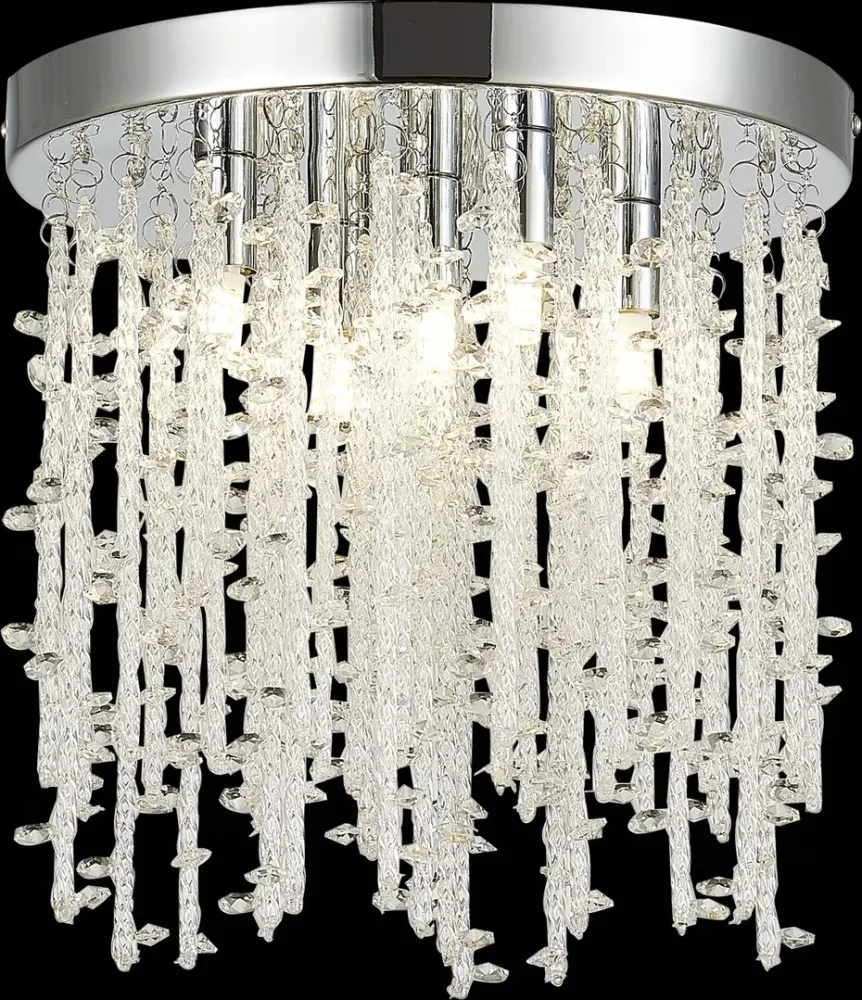 SLE103302-05 Светильник потолочный Хром/Прозрачный G9 LED 5*3W LUCCHIO