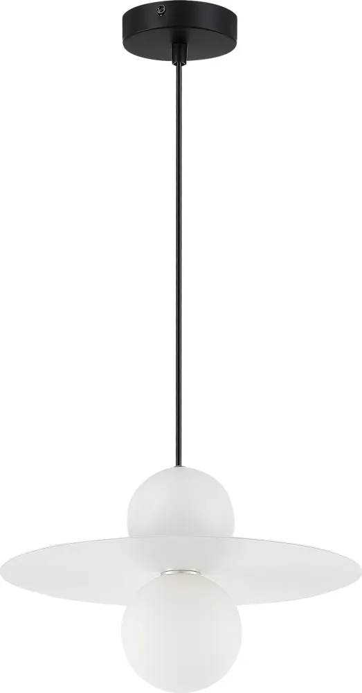 SLE1257-453-01 Светильник подвесной Черный/Белый G9 1*5W 4000K RIZZ