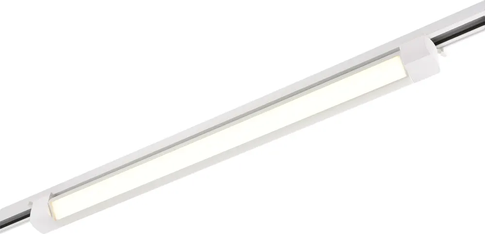 ST368.536.20 Св-к трек. Белый LED 1*20W 3000K 1 450Lm Ra>90 120° IP20 L387xW49xH54 170-240V BASE