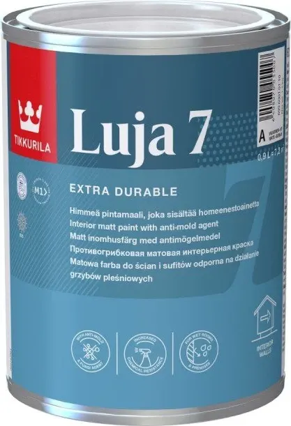 Краска для влажных помещений Tikkurila Luja 7