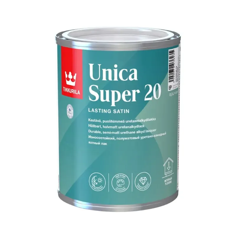 Уретан-алкидный лак Tikkurila Unica Super 20