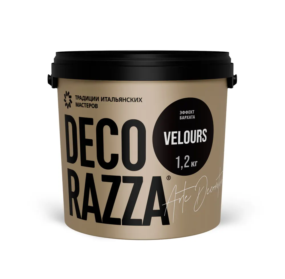 Декоративная краска Велюр Decorazza Velours эффект бархата